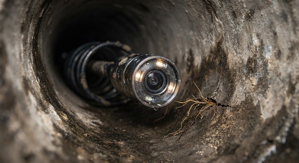 Acoustic sensor tracing underground water service line leak in Willingboro